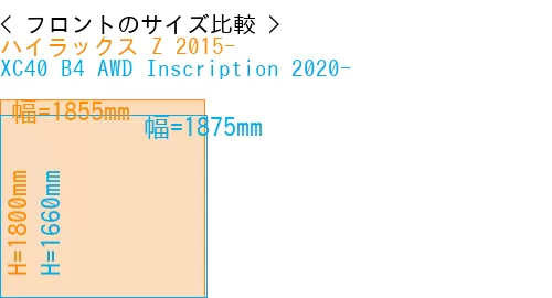 #ハイラックス Z 2015- + XC40 B4 AWD Inscription 2020-
